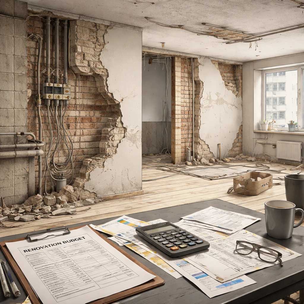 Hidden costs in building renovation