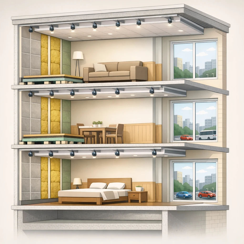 Reducing Noise in Apartments