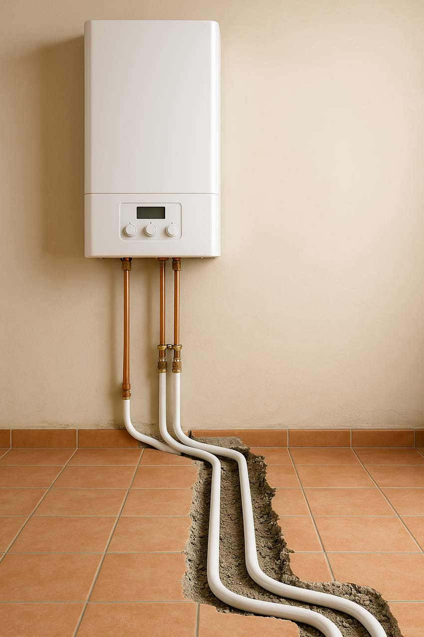  کشی پکیج دیواری در اسلامشهر و تهران